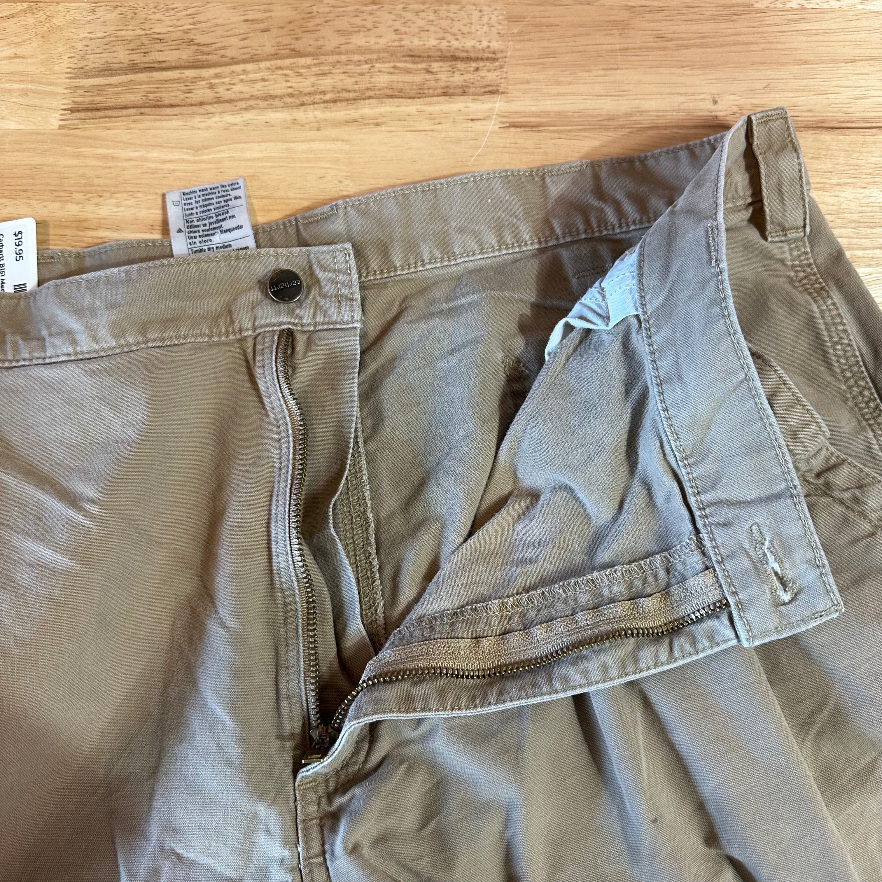 Carhartt B151 Mens 42x34 Tan Pants