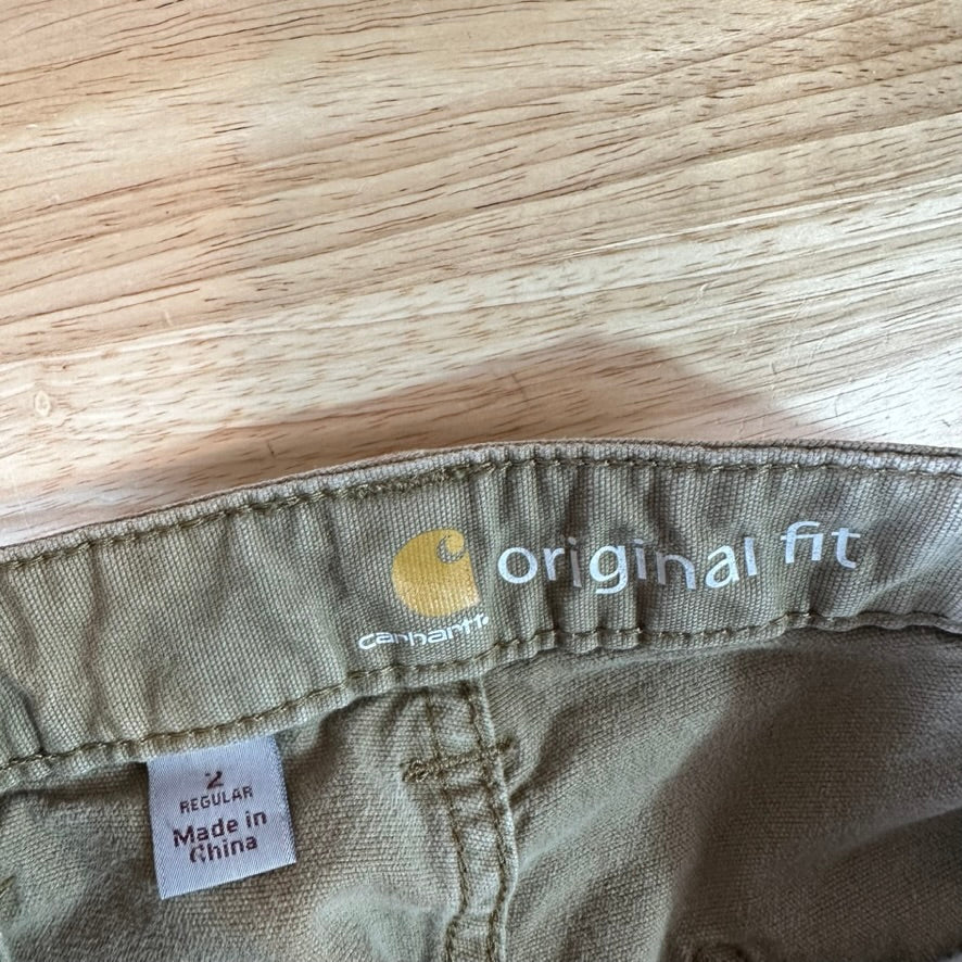 Carhartt Womens 2 Tan Pants