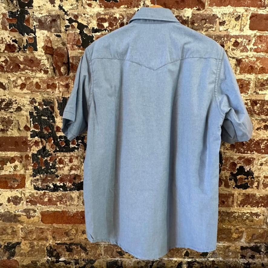 VTG Carhartt Mens Large Western S/S Shirt