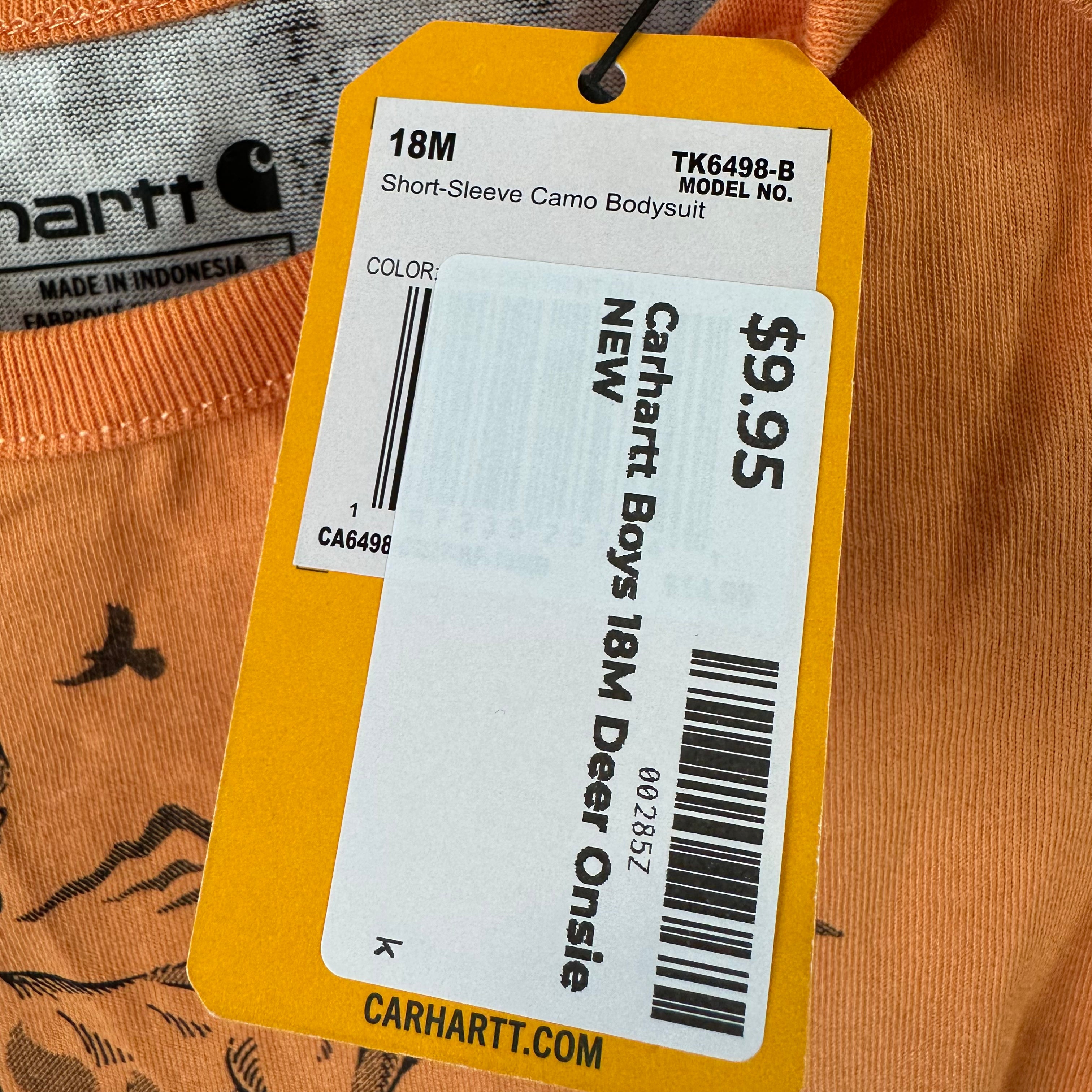 Carhartt Boys 18M onsie