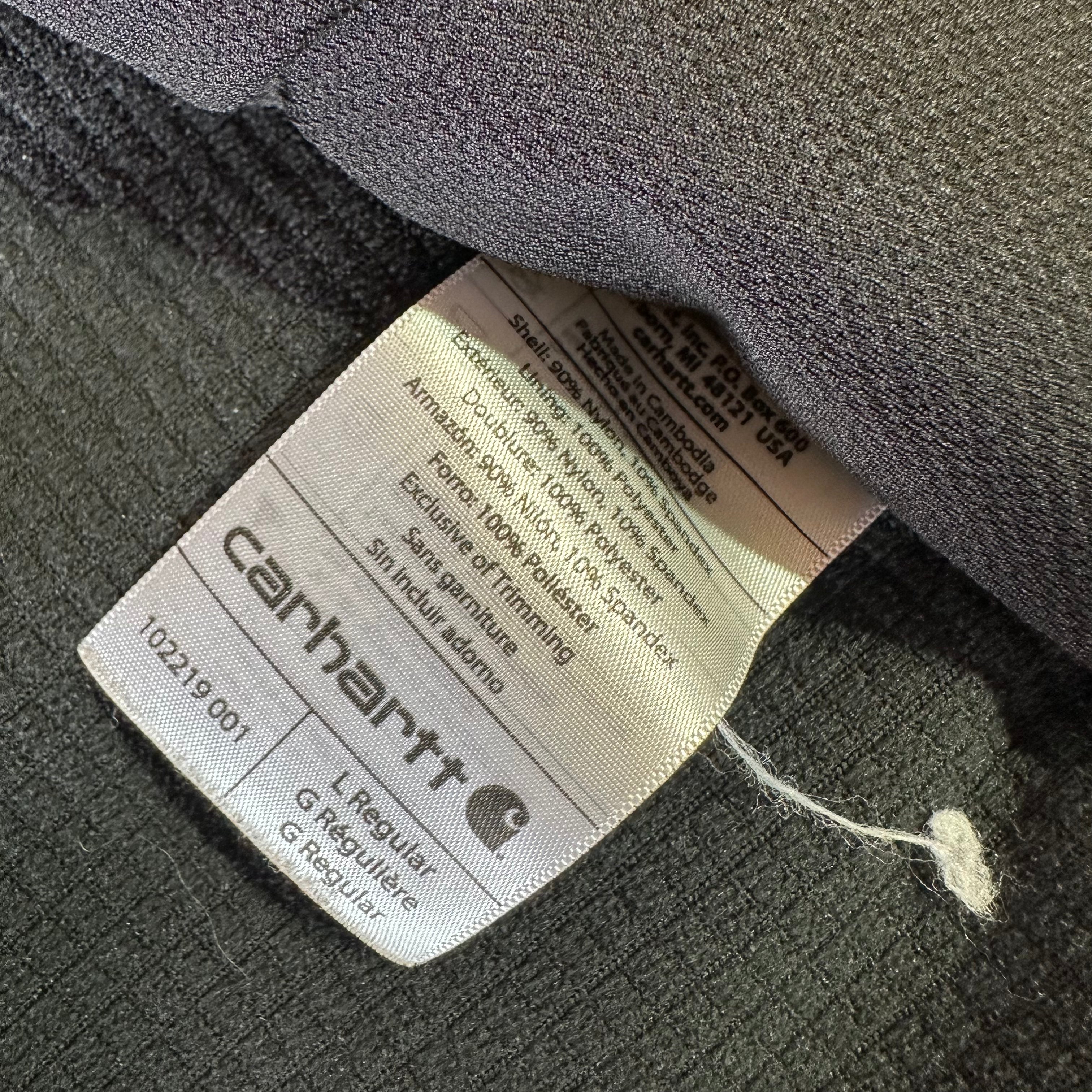 Carhartt Mens Large Black Vest