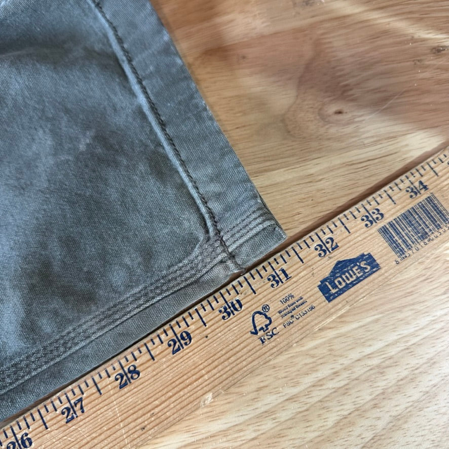 Carhartt Mens 38x34 Green Double Knee Pants