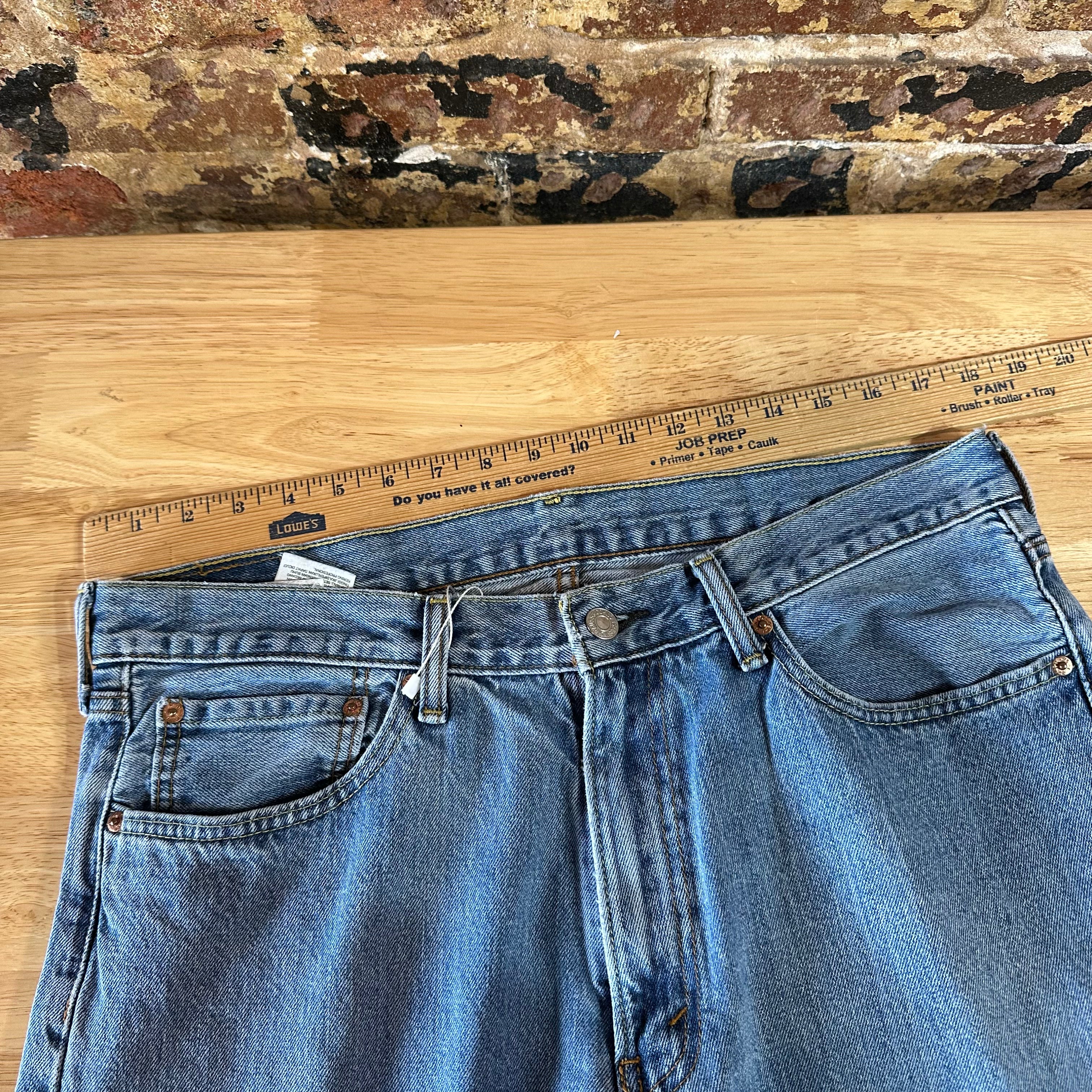 Levi's 505 Mens 36x30 Blue Jeans