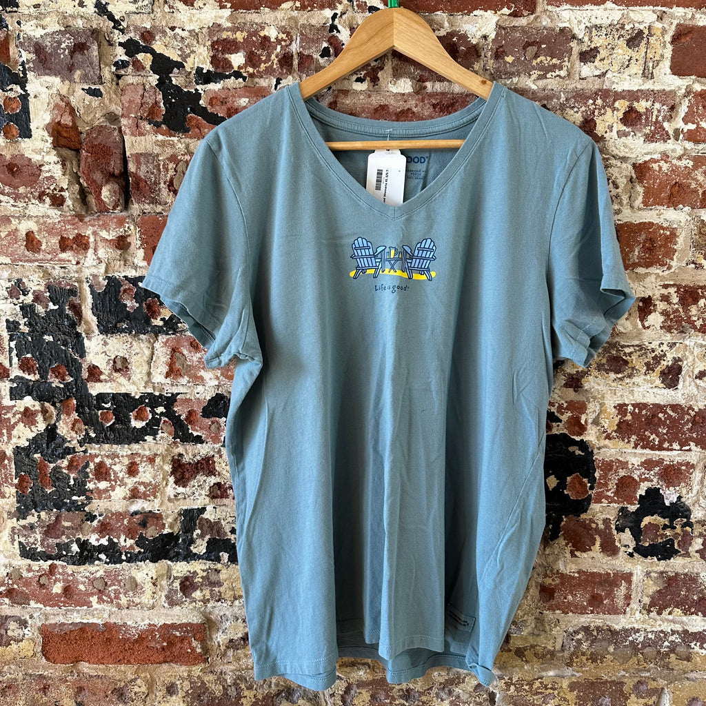 Life is Good T Shirt Womens Size XL