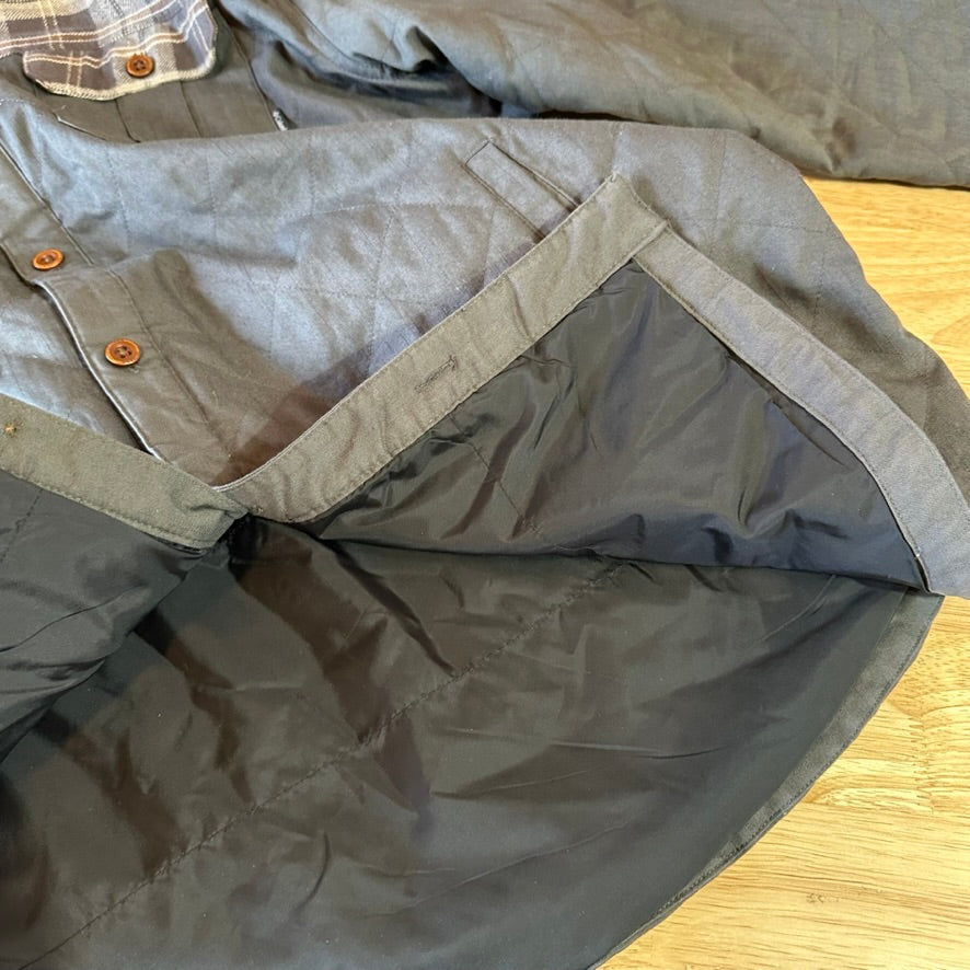 Columbia Kline Falls Shirt Mens XL Long Sleeve Outdoor Button Up Gray plaid