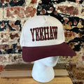 YEEHAW Hat Burgundy NEW