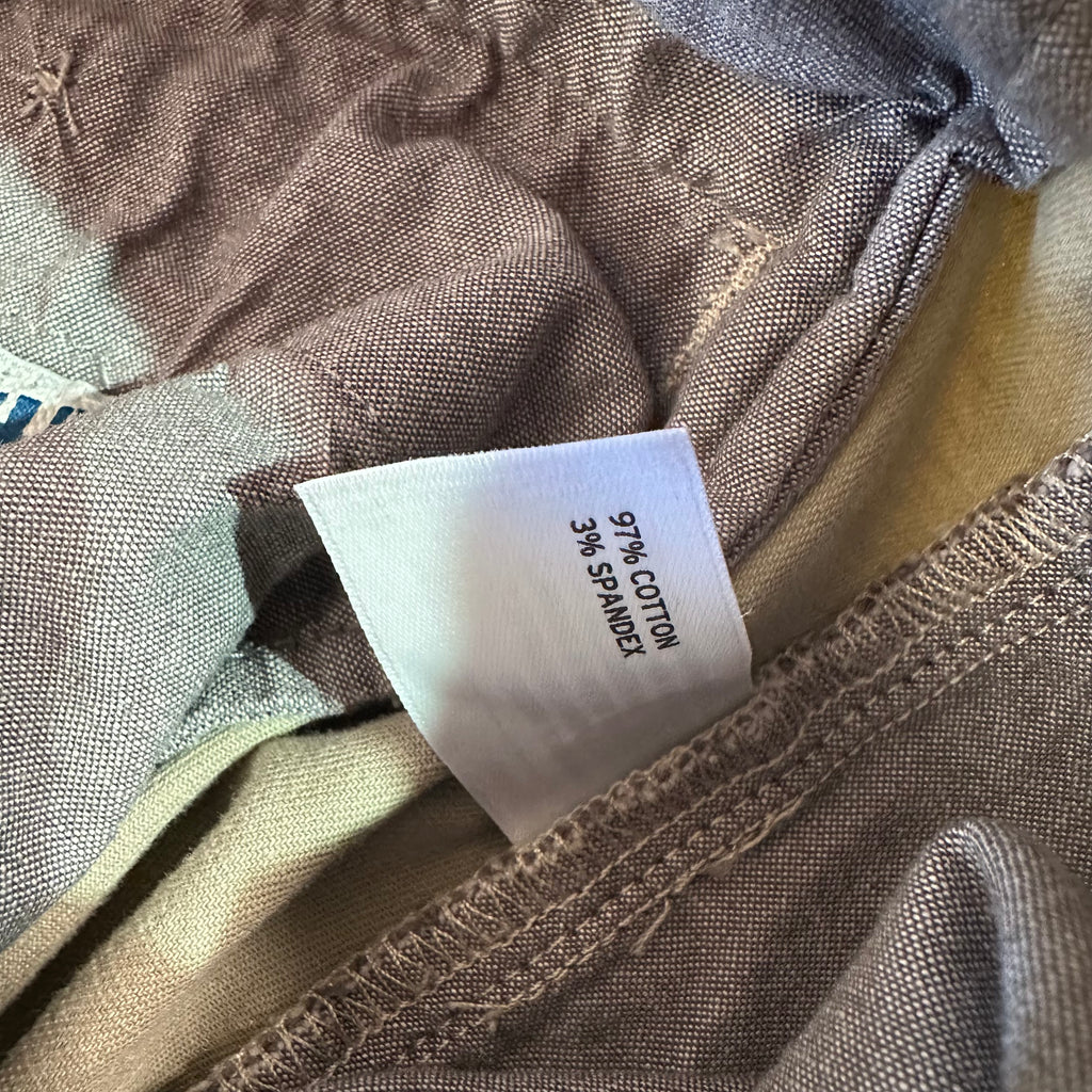 Duluth Trading Pants Mens 34x34 Biege Flex Ballroom Khakis Outdoor Casual