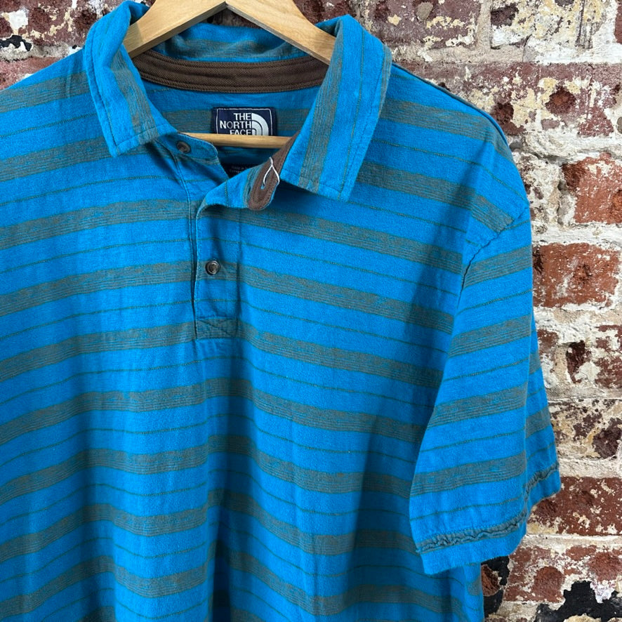 North Face Mens XL Blue Polo