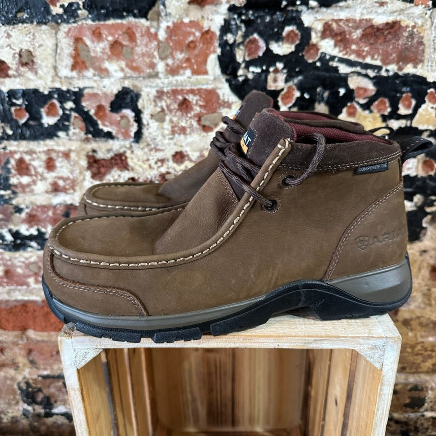 Ariat Womens Work Boots Size 8.5 B Brown Lace Up