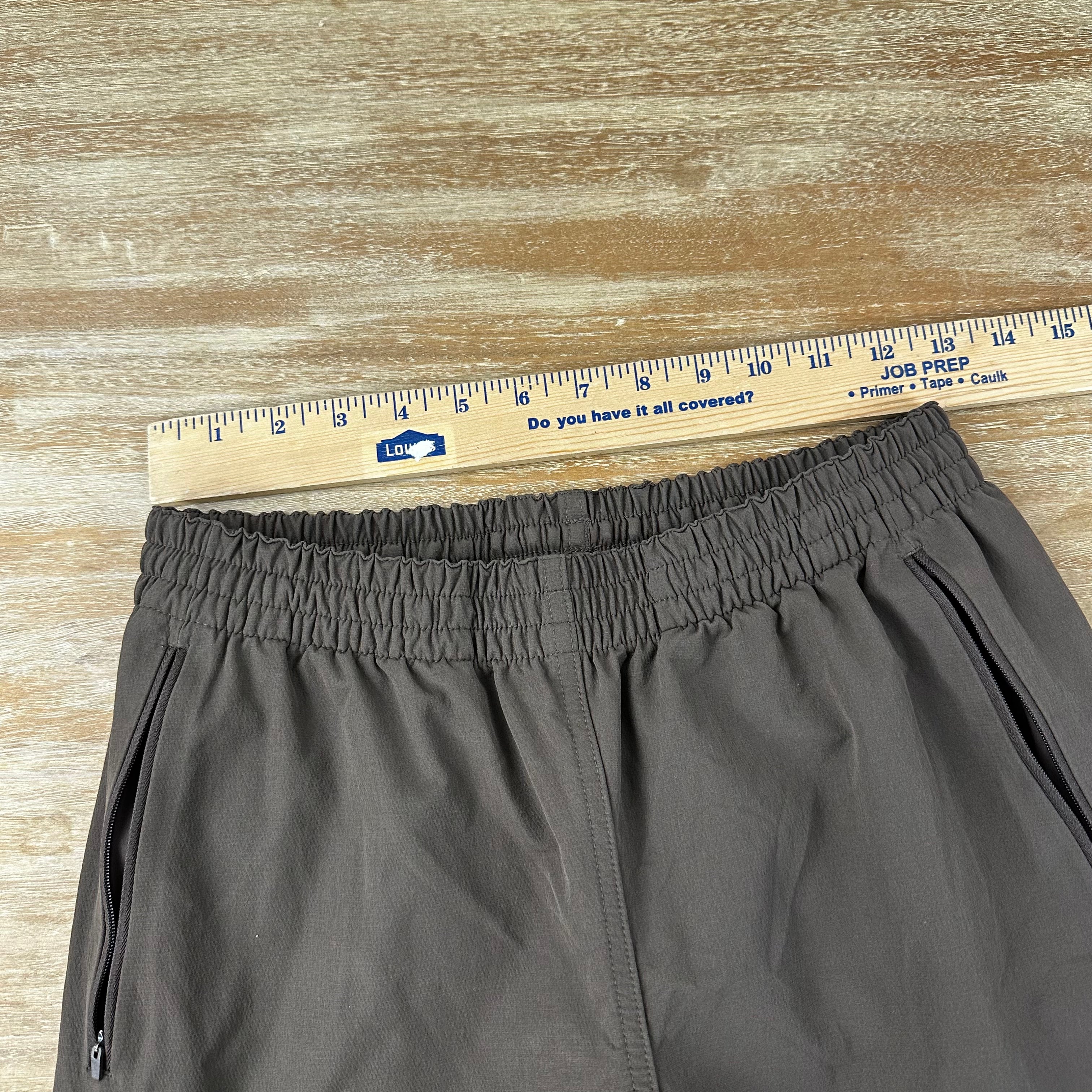 Outdoor Voices Pants Women Small Brown Cropped Elastic Waist Activewear 26x25