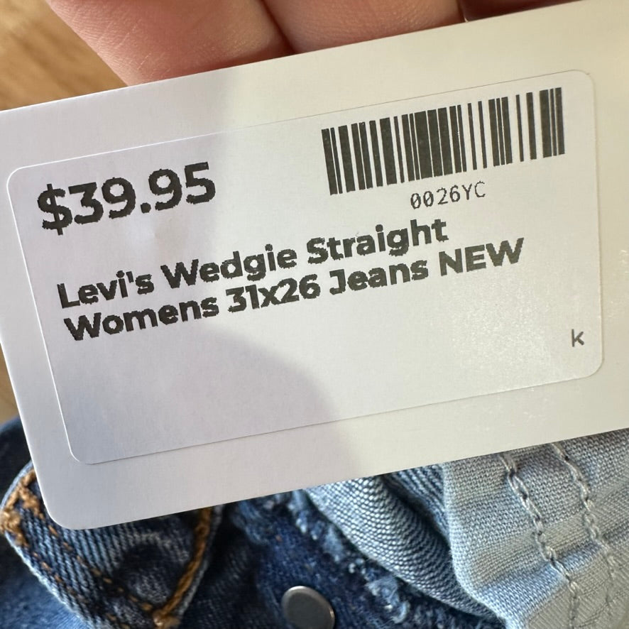 Levi's Womens 31x26" Jeans NEW