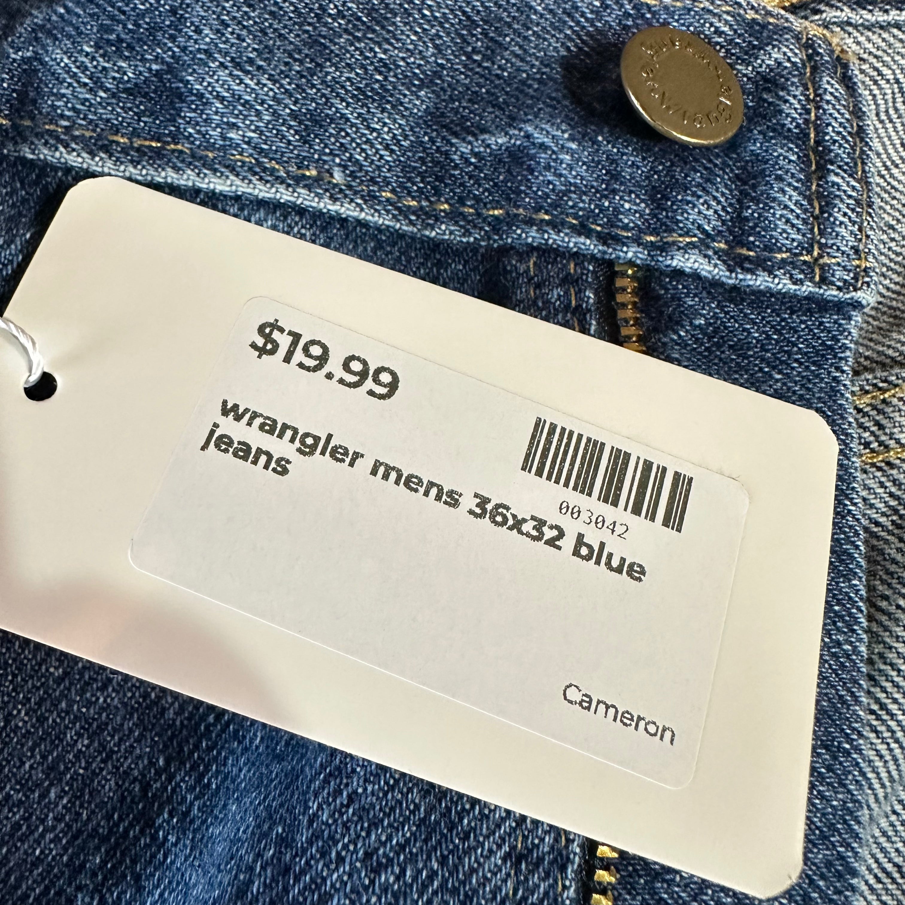 Wrangler Mens 36x32 Jeans