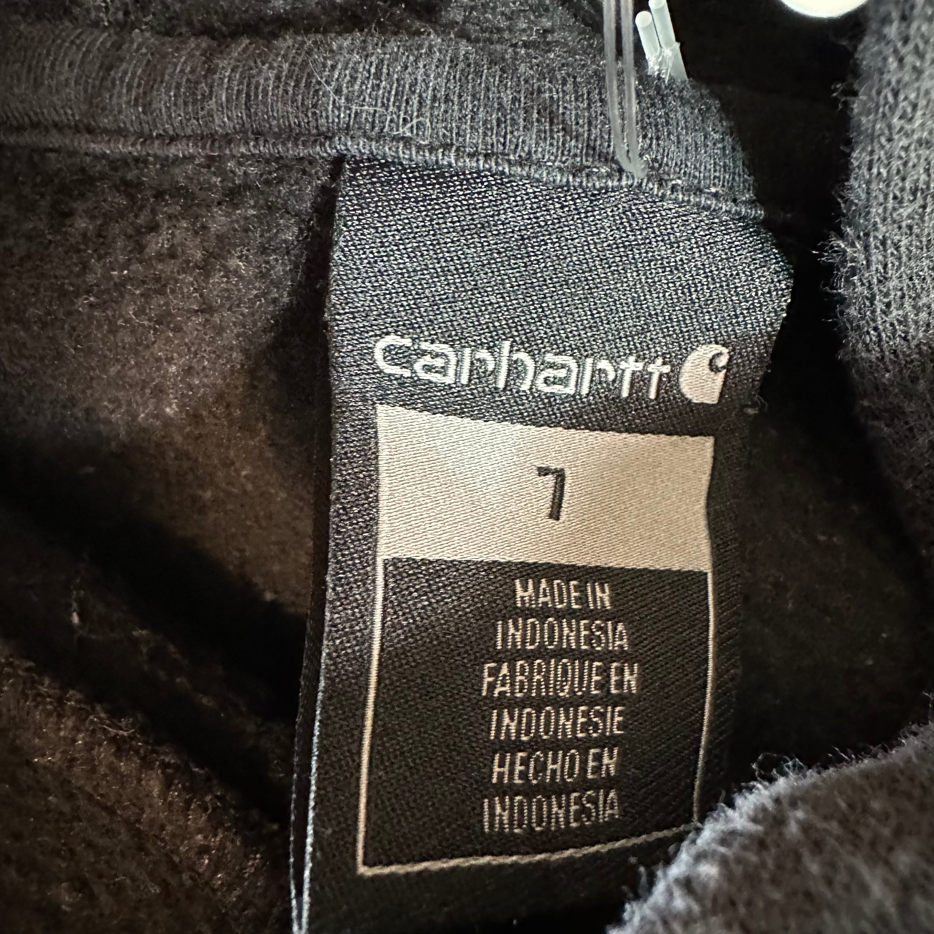 Carhartt Boys 7 Black Hoodie