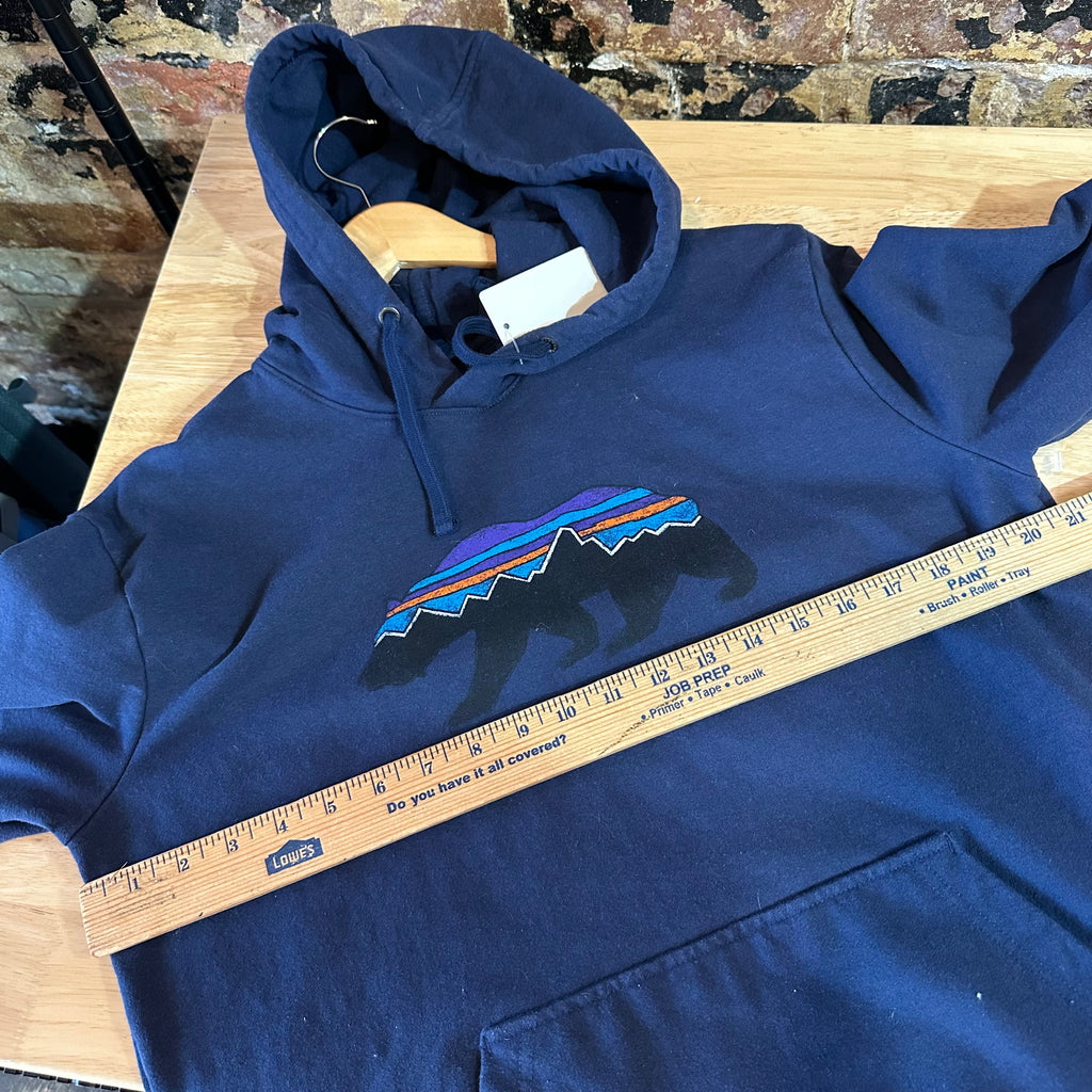 Patagonia Mens Medium Blue Hoodie