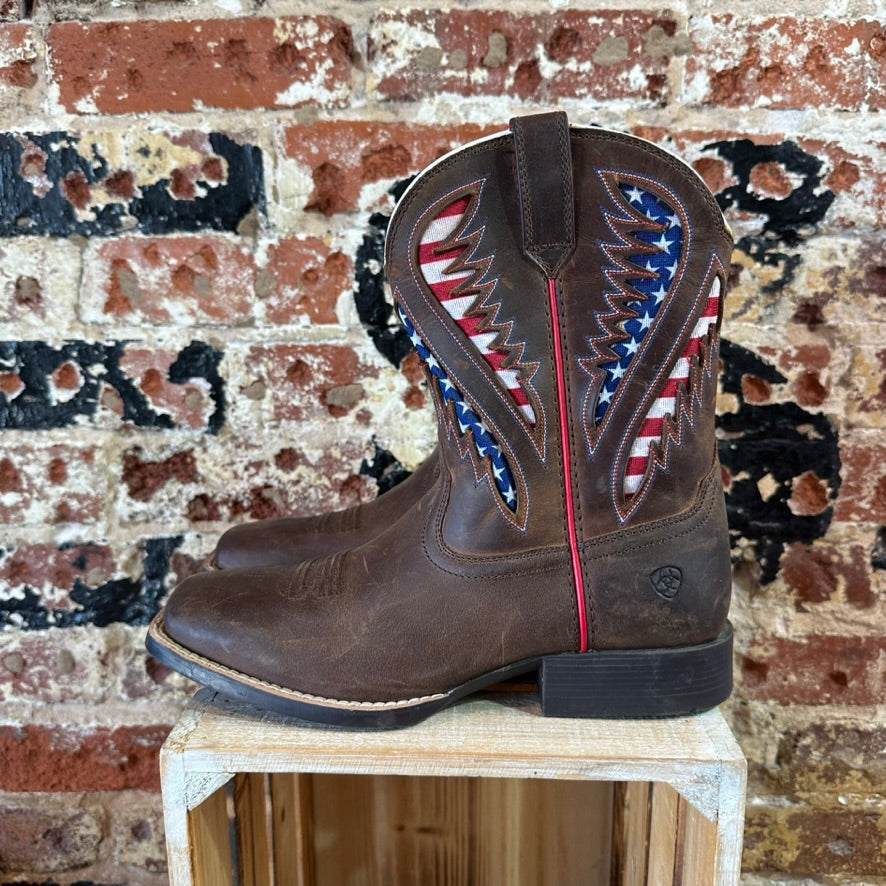 Ariat Youth Boys 5 Brown Western Boots