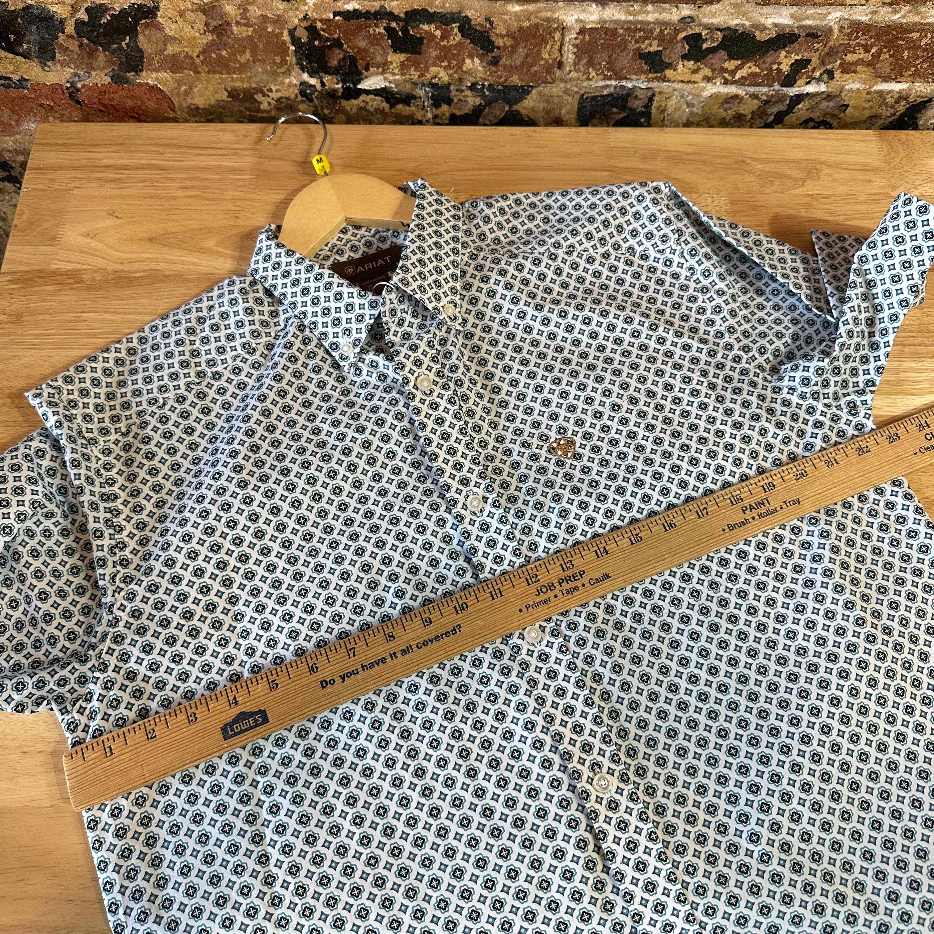 Ariat Button Up Shirt Mens Medium Western