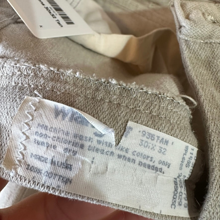 Vintage Wrangler Mens 30x32 Tan Jeans