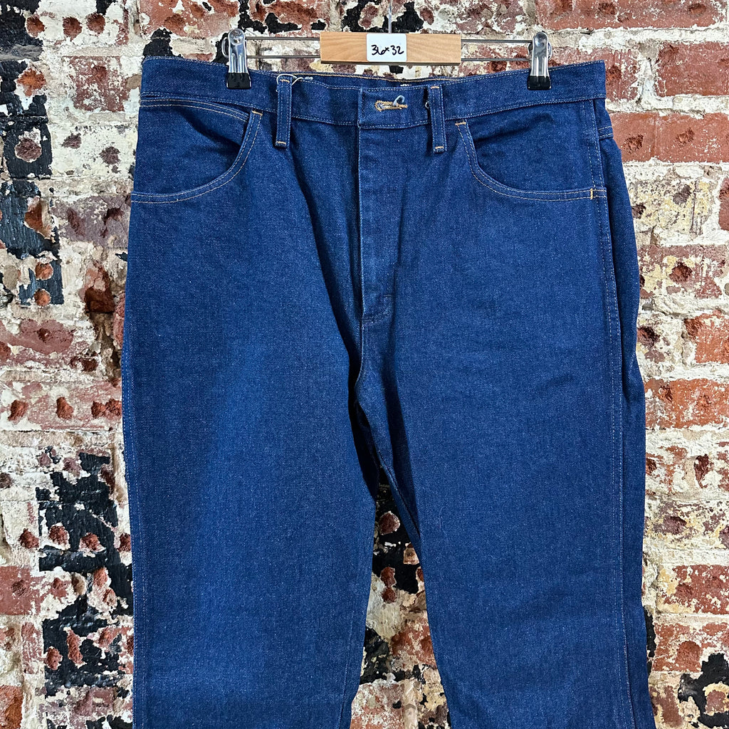 Wrangler Mens 36x32 Blue Jeans