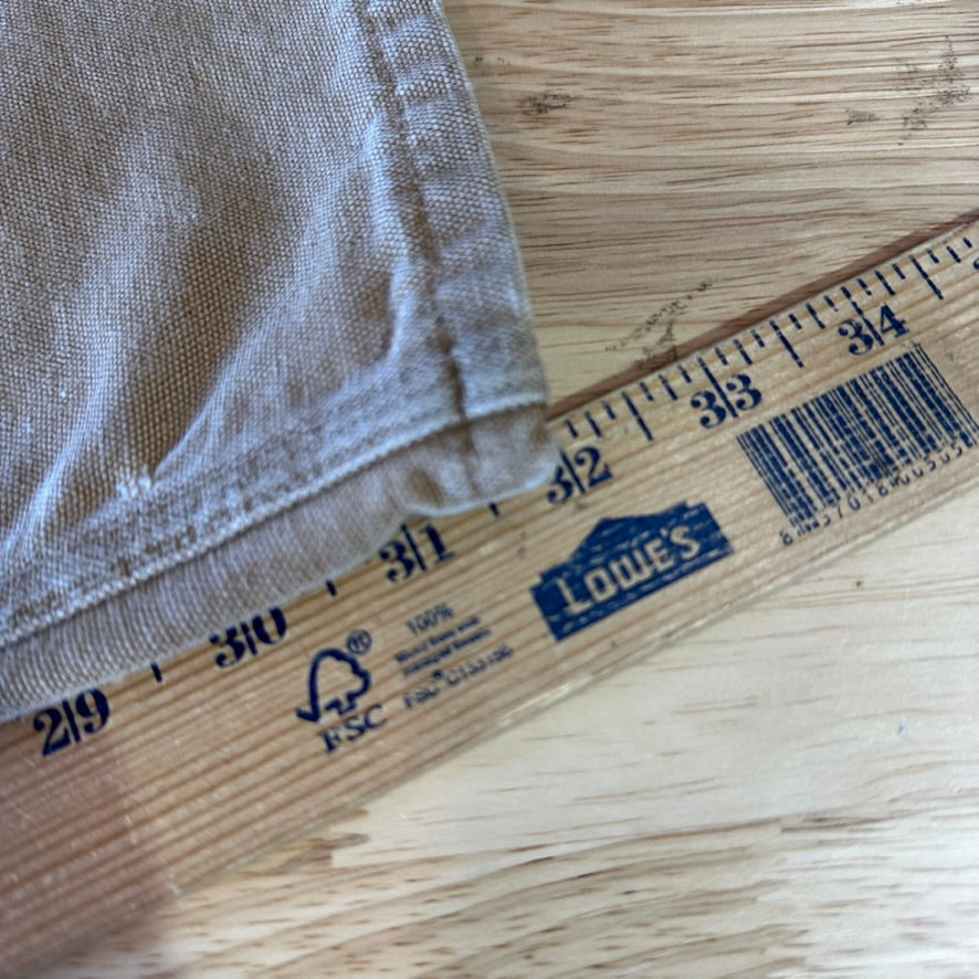 Carhartt Mens 38x32 Brown Double Knee Pants