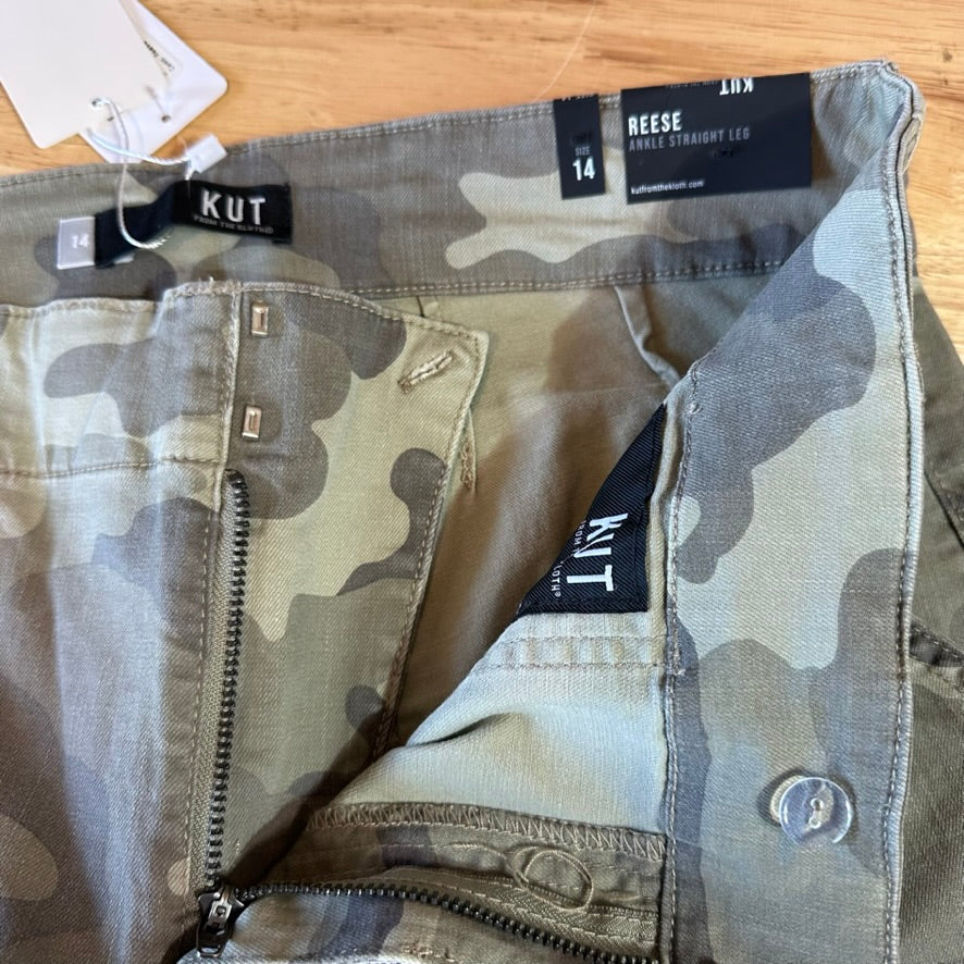 KUT Womens 14 Camo Pants NEW