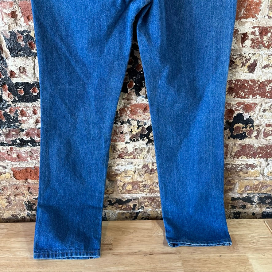 Wrangler Blue Jeans 35x34 western rodeo 936pwd cowboy cut slim fit