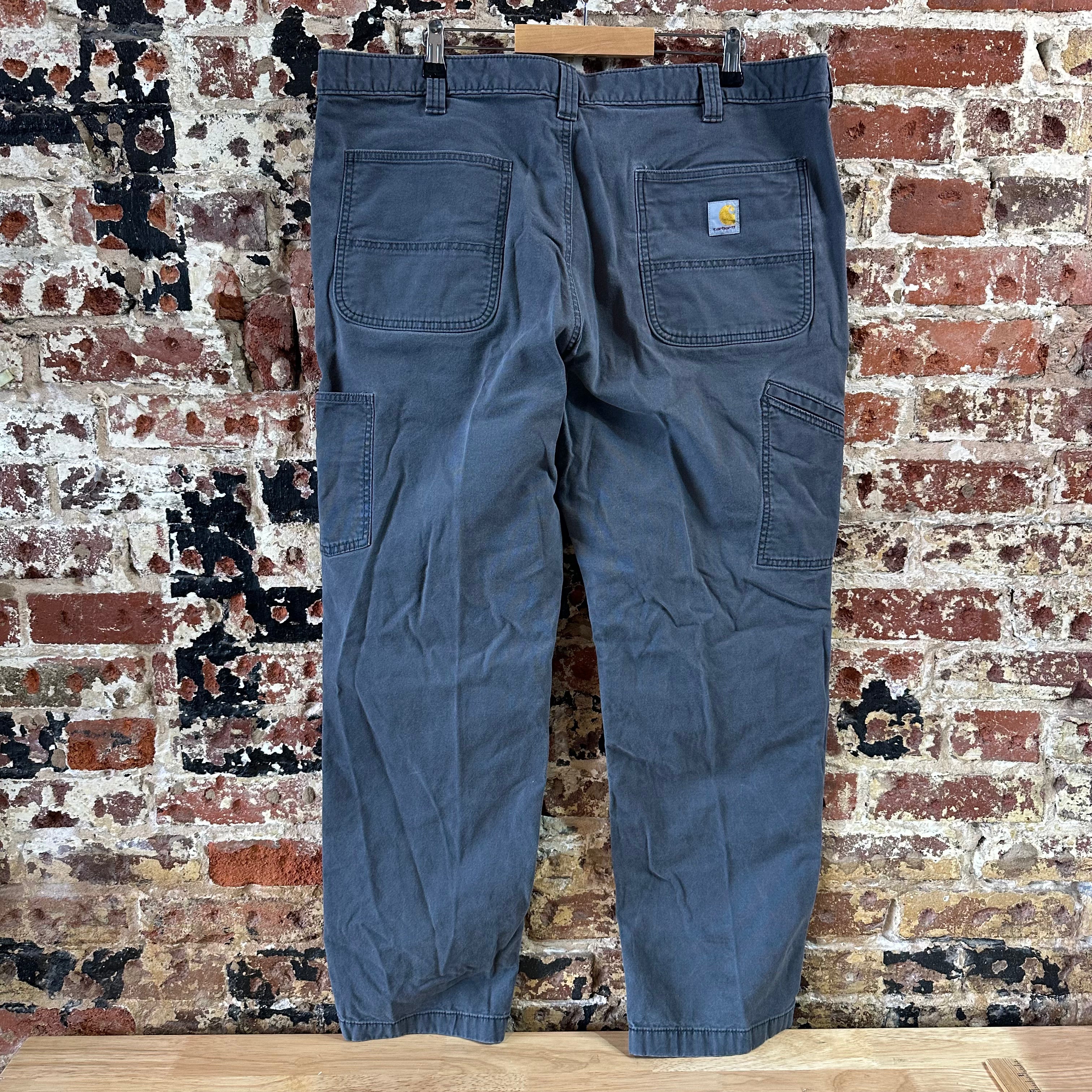 Carhartt Double Knee Mens 42x32 Gray Pants