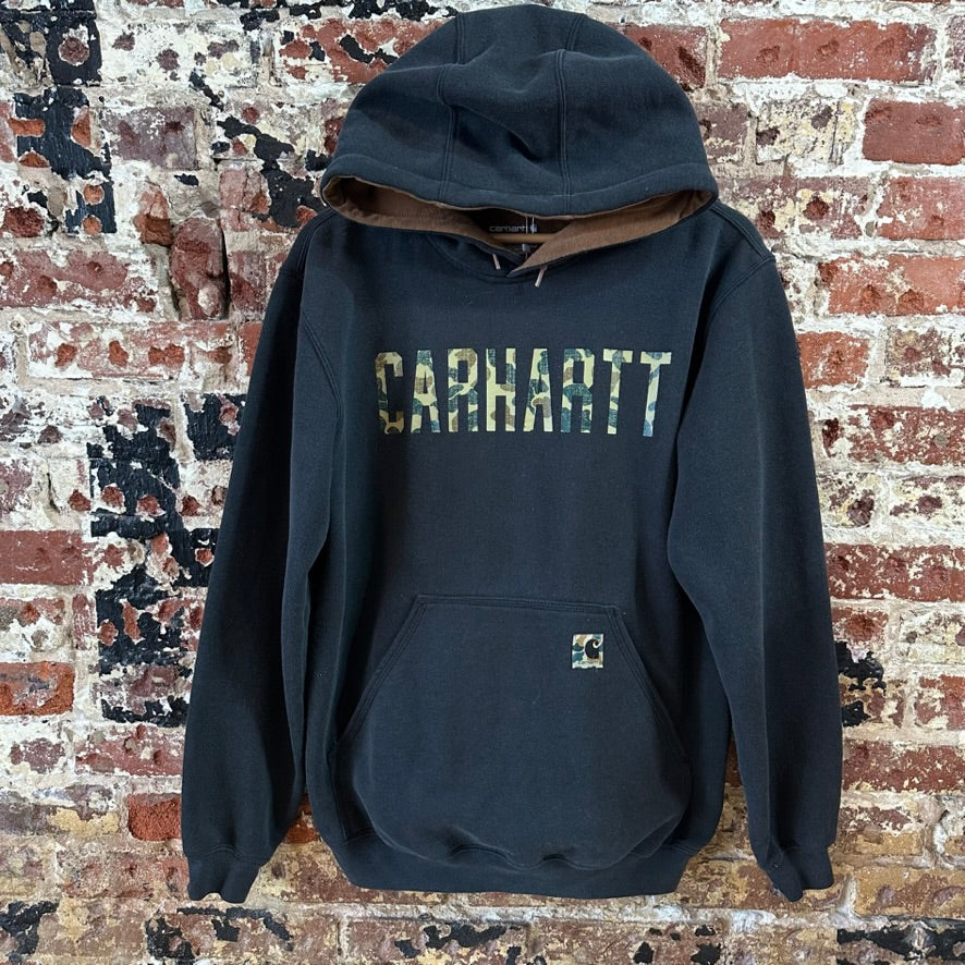 Carhartt Black Camo Men's Small Hoodie