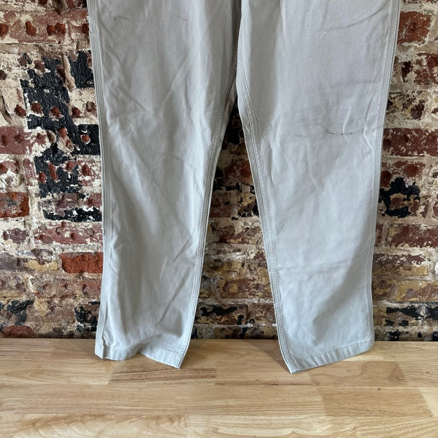 Carhartt Tan Pants Mens 34x32 canvas work utility Rugged Flex