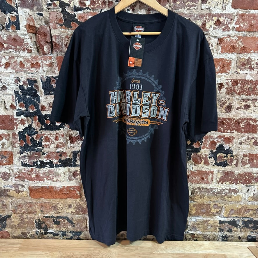 Harley Davidson Men's 2XL Short Sleeve black T-Shirt NEW