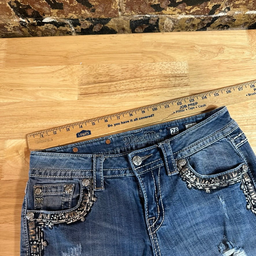 Miss Me Capri Jeans Womens 28