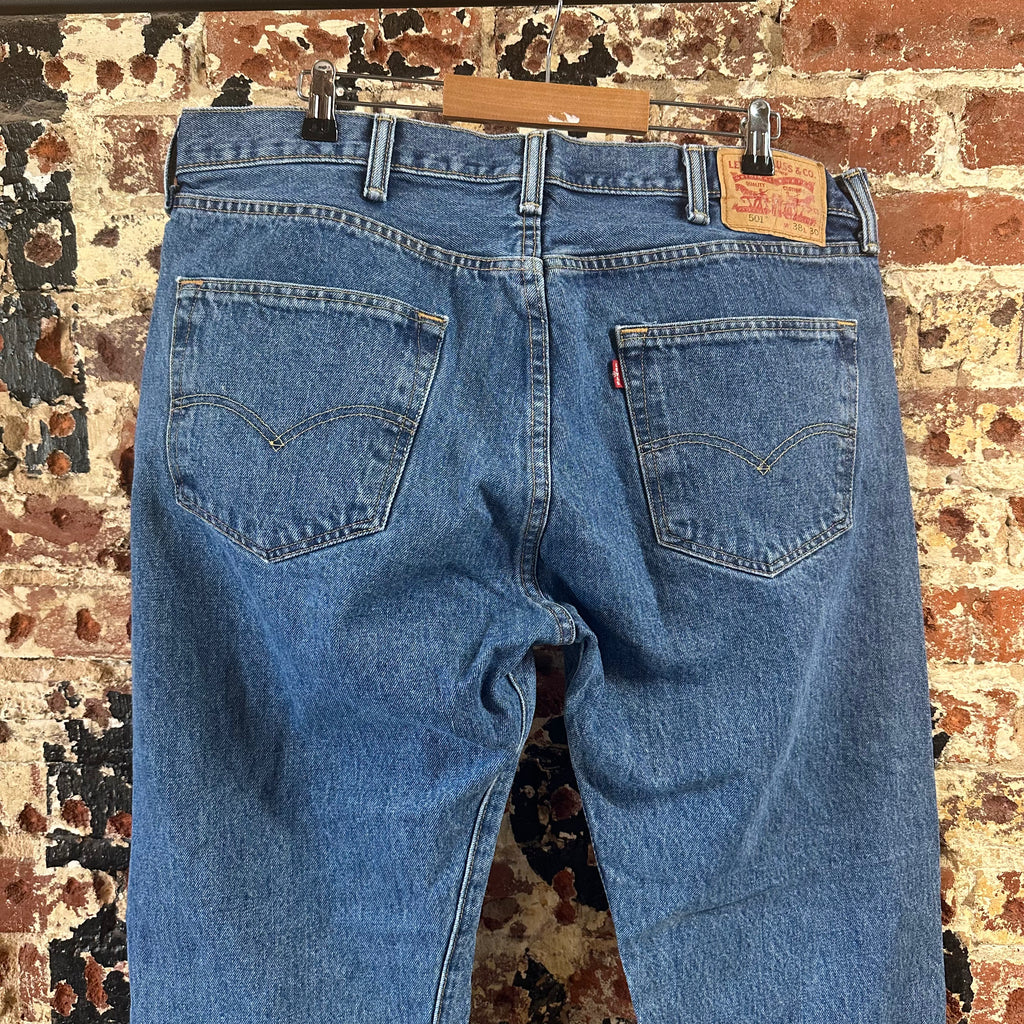 Levi's 501 Mens 38x30 Blue Jeans