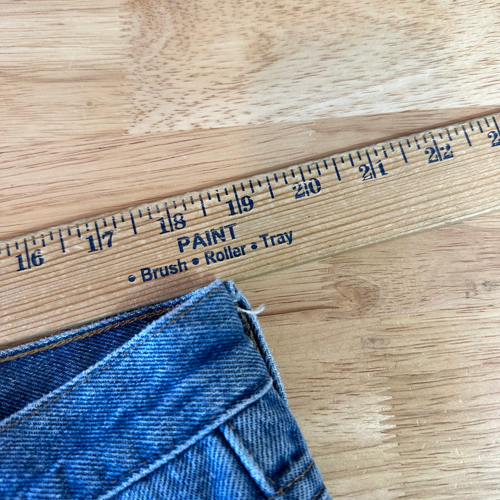 LL Bean Mens 38x30 Flannel lined Blue Jeans