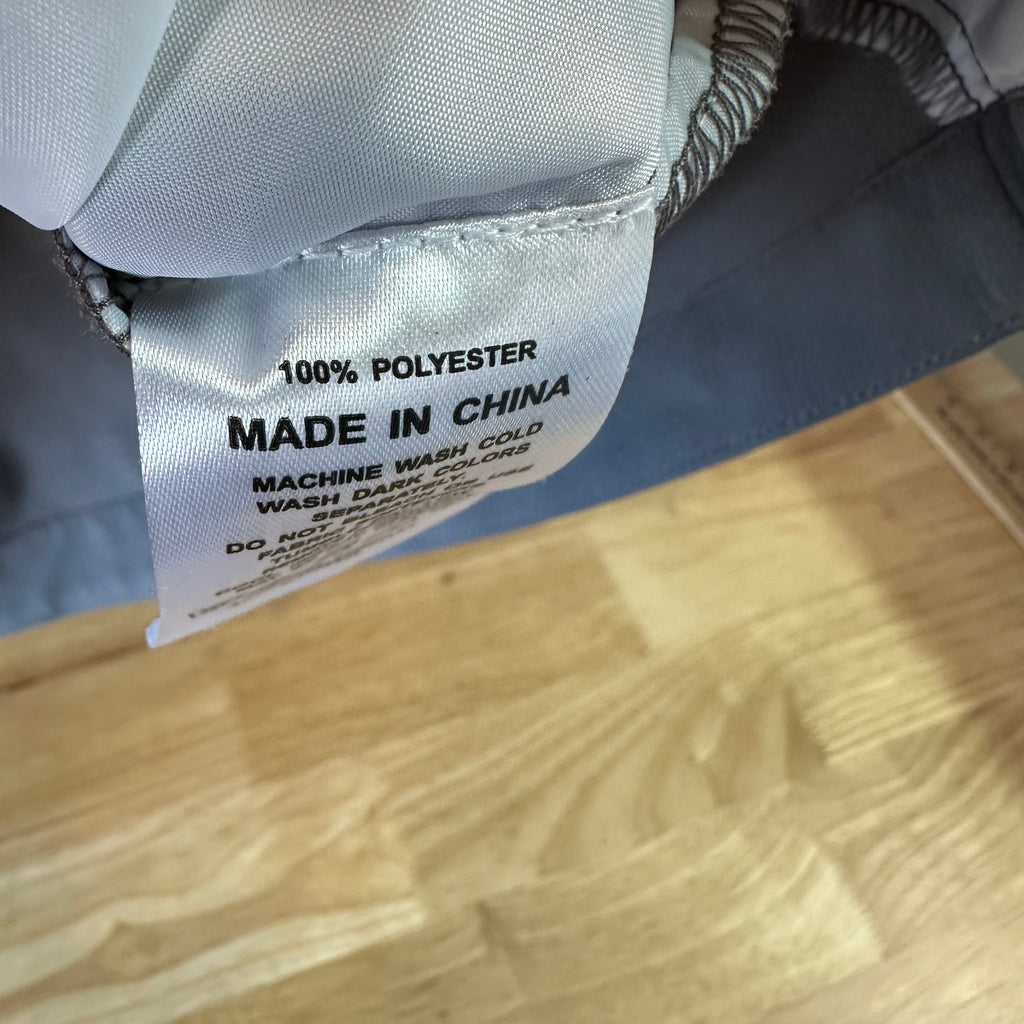 FootJoy Golf Jacket Mens Large Gray Short Sleeve 1/4 Zip Colorblock Windbreaker