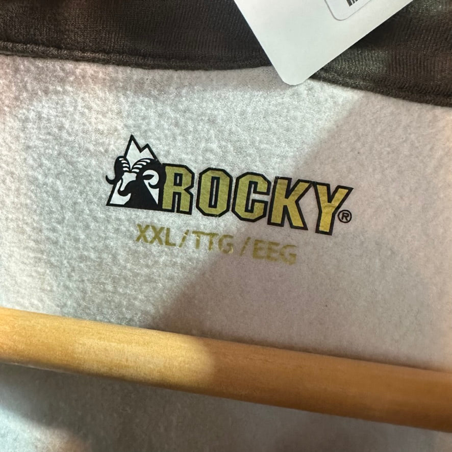 Rocky Men's 2XL L/S 1/4 zip Shirt