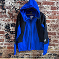 The North Face Jacket Mens Large Blue Windwall Outdoors Hiking Full Zip