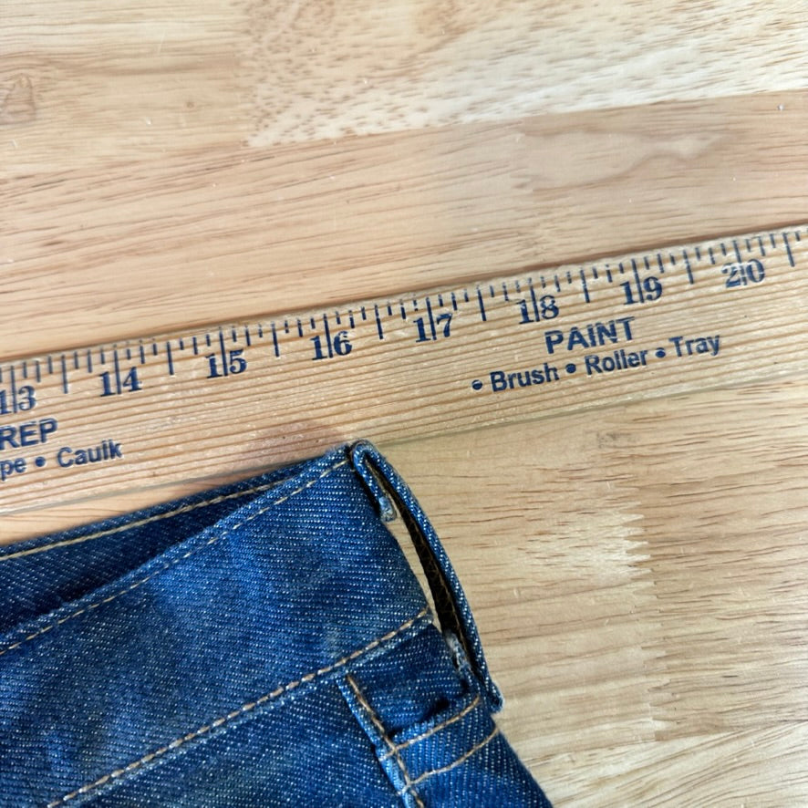 Levi's 501 Mens 32x34 Dark Blue Jeans