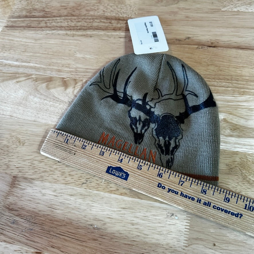 Magellan Beanie Hat Acrylic Winter Pull On Closure Knit Cap