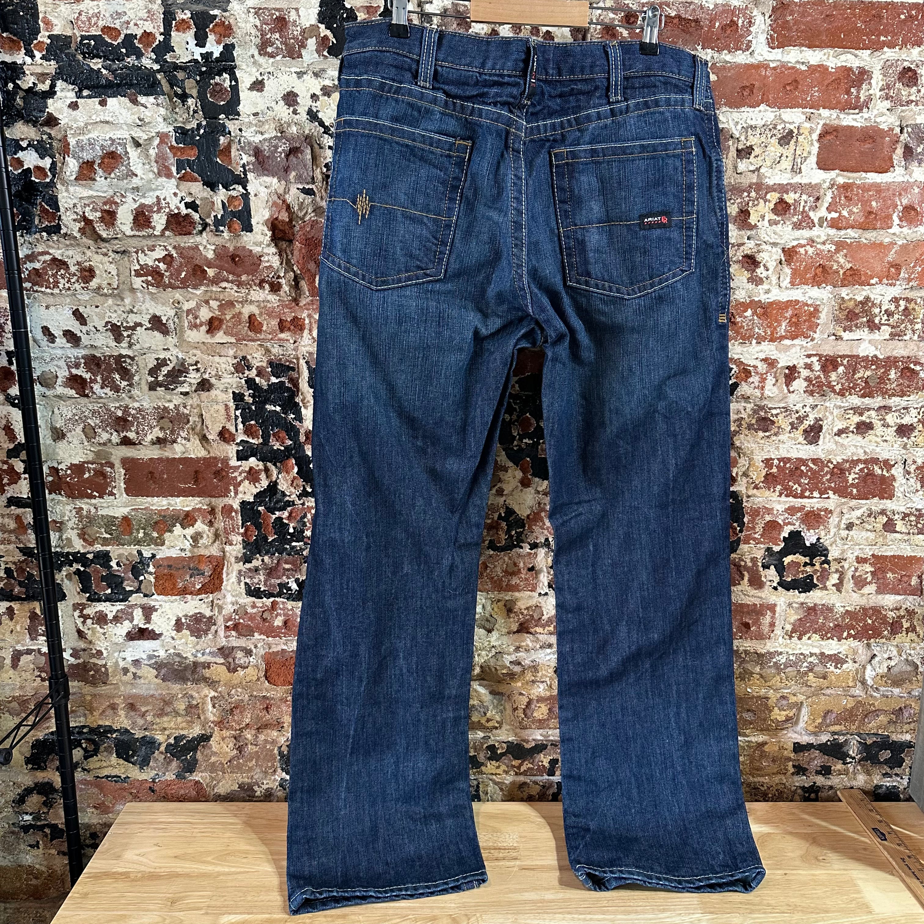Ariat FR Mens 38x34 Blue Jeans