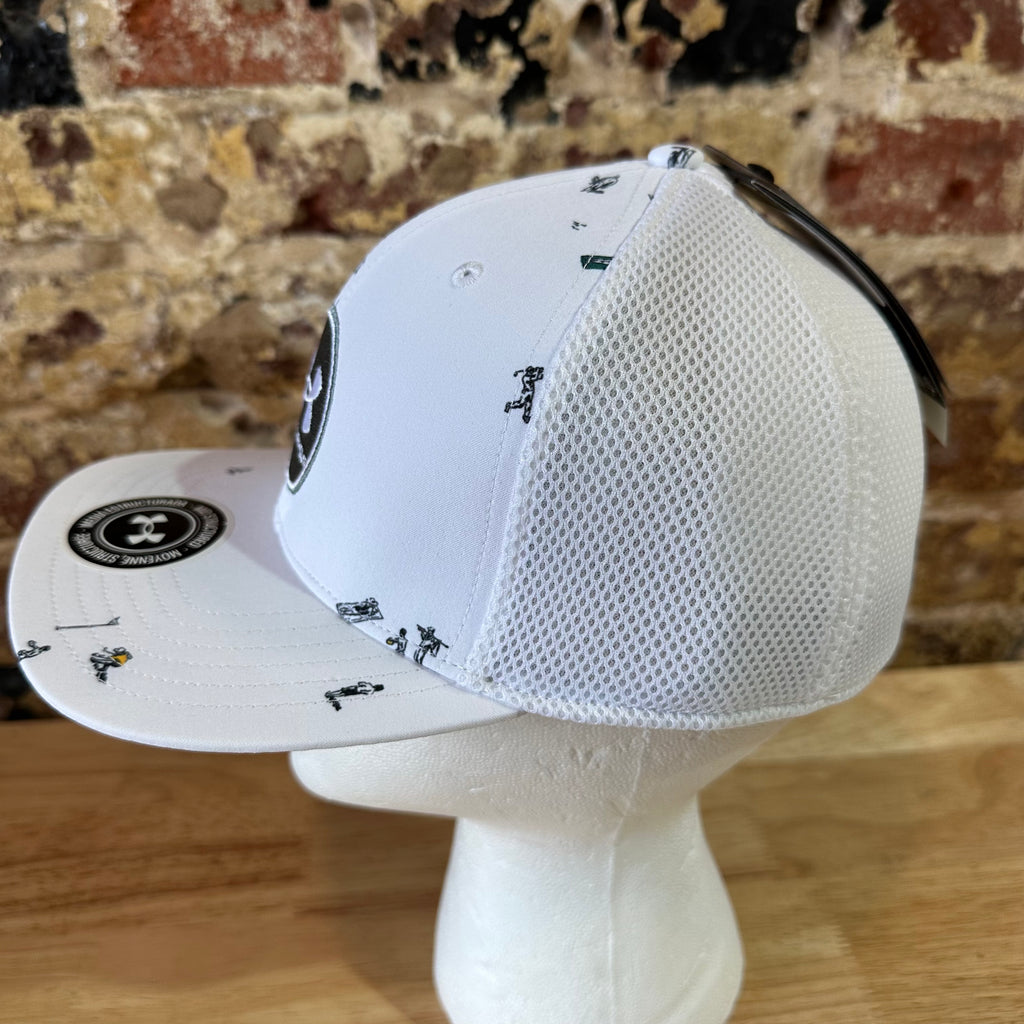Under Armour UA Men's White Golf Mid Structure One Size Cap Hat NWT