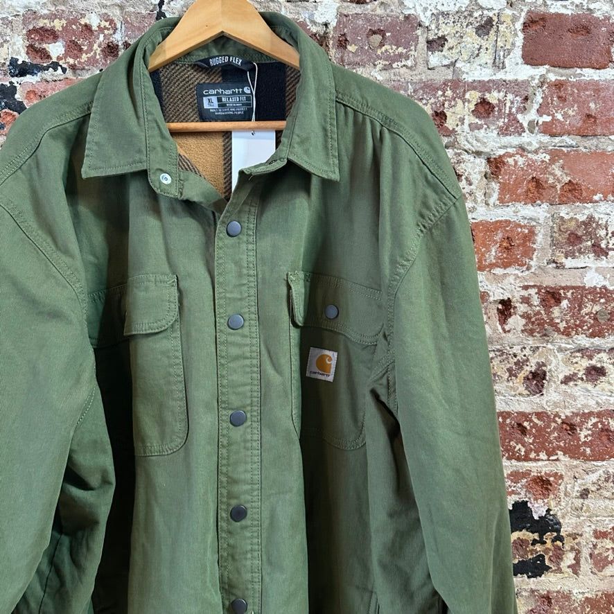 Carhartt Mens XL Tall Green Shacket