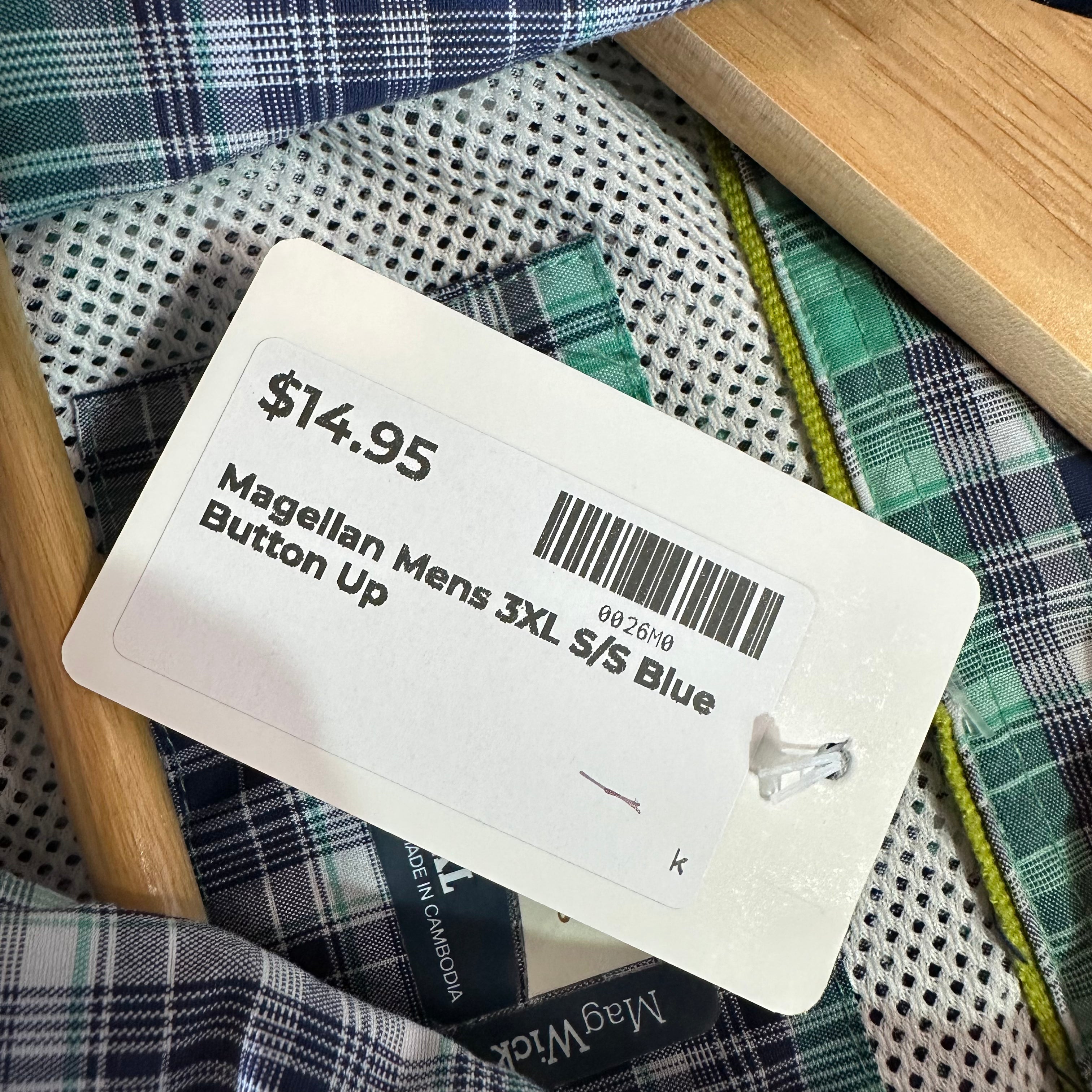 Magellan Men's 3XL Button Up Shirt