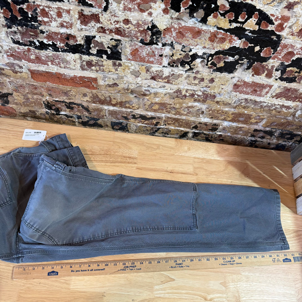 Carhartt Double Knee Gray Pants Mens 36x34