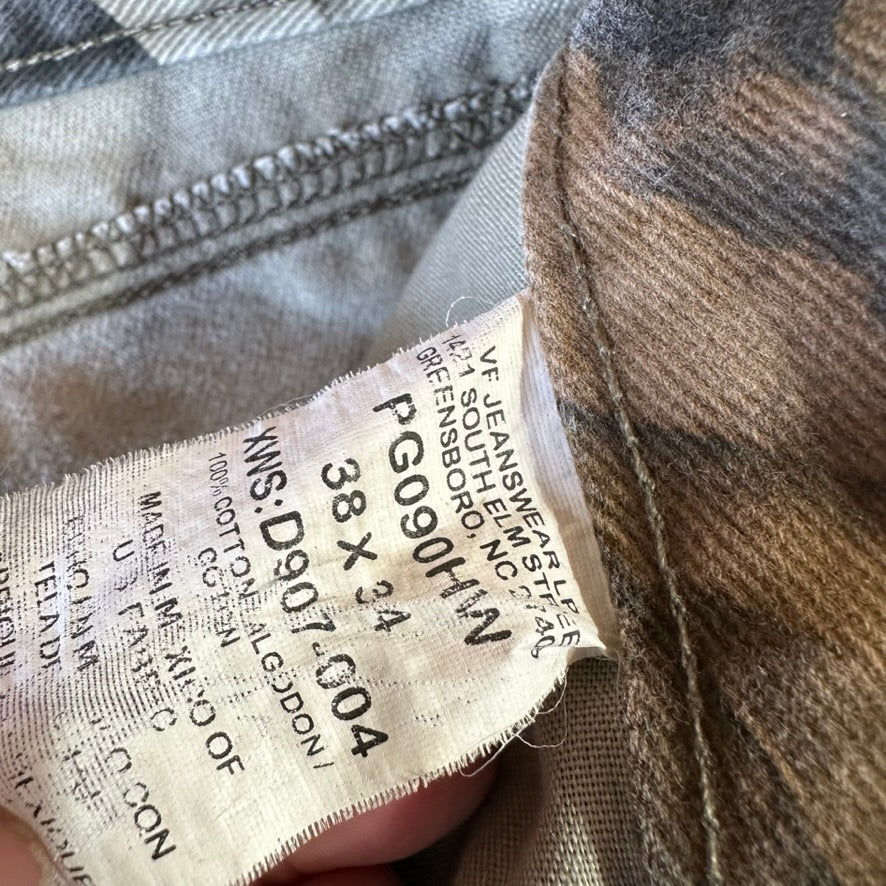 Wrangler Pro Gear Cargo Pants Camo Realtree Camouflage 38x34"