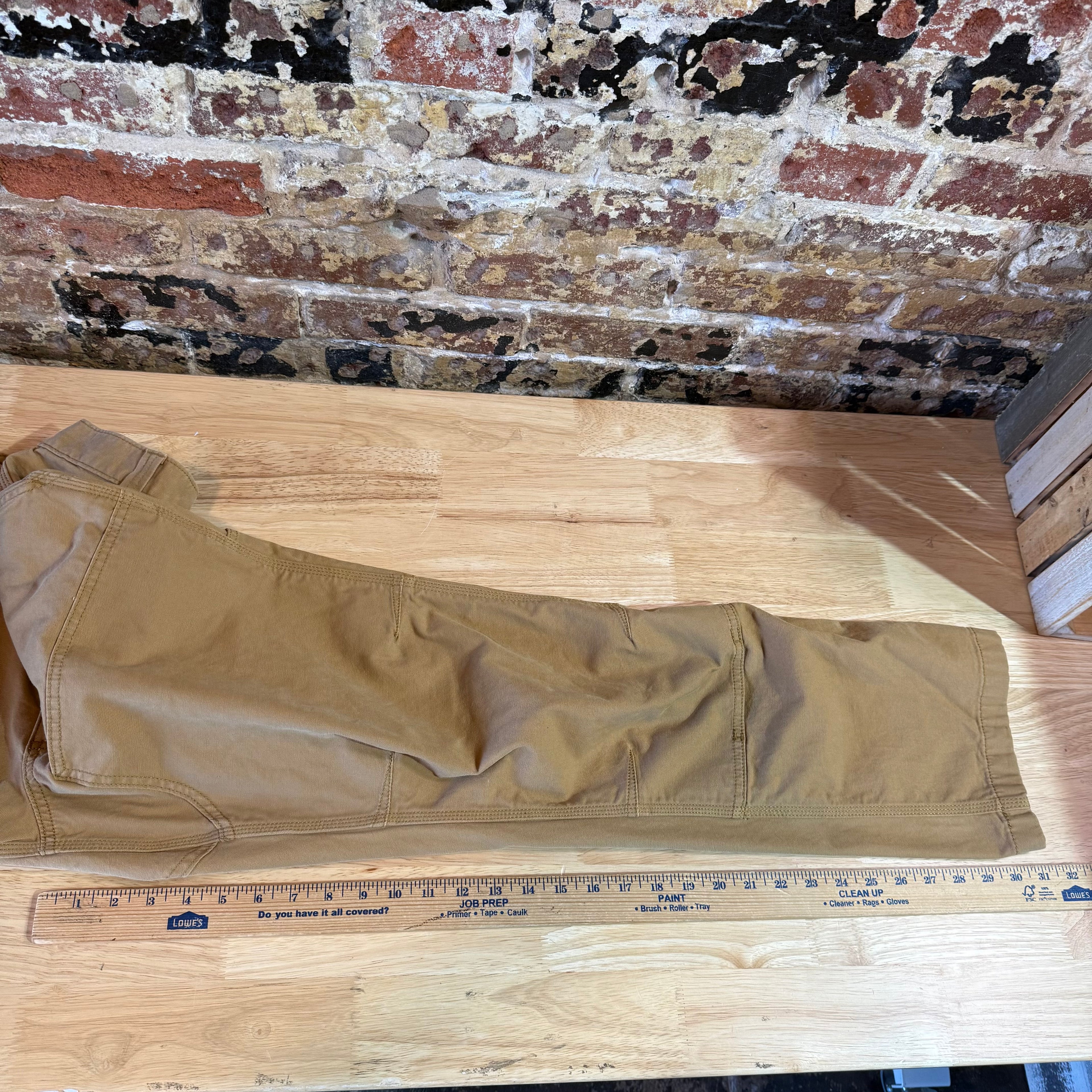 Carhartt Double Knee Brown Pants Mens 36x32