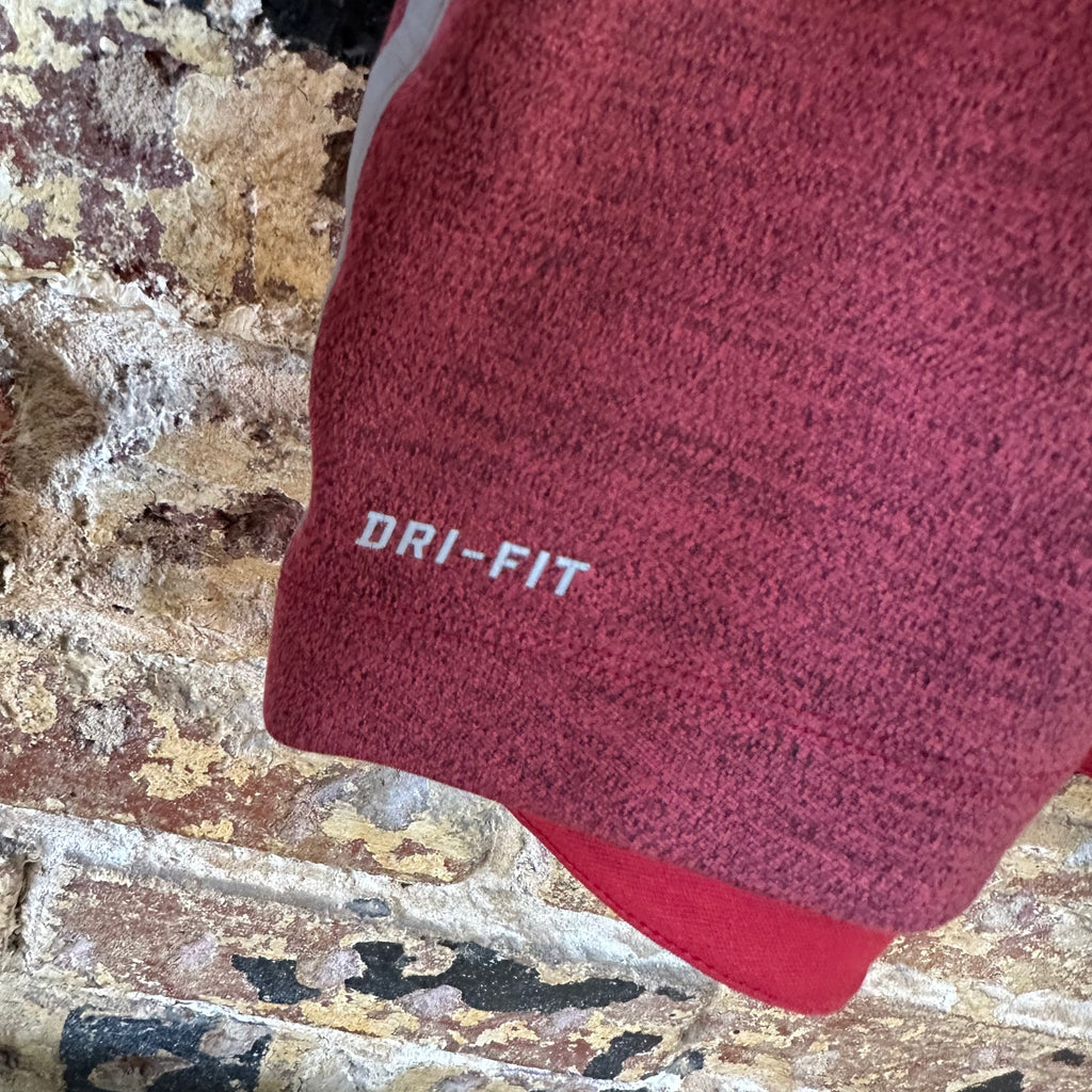 Nike Dri-Fit Arkansas Razorbacks 1/4 Zip Pullover Men’s Small Red Long Sleeve