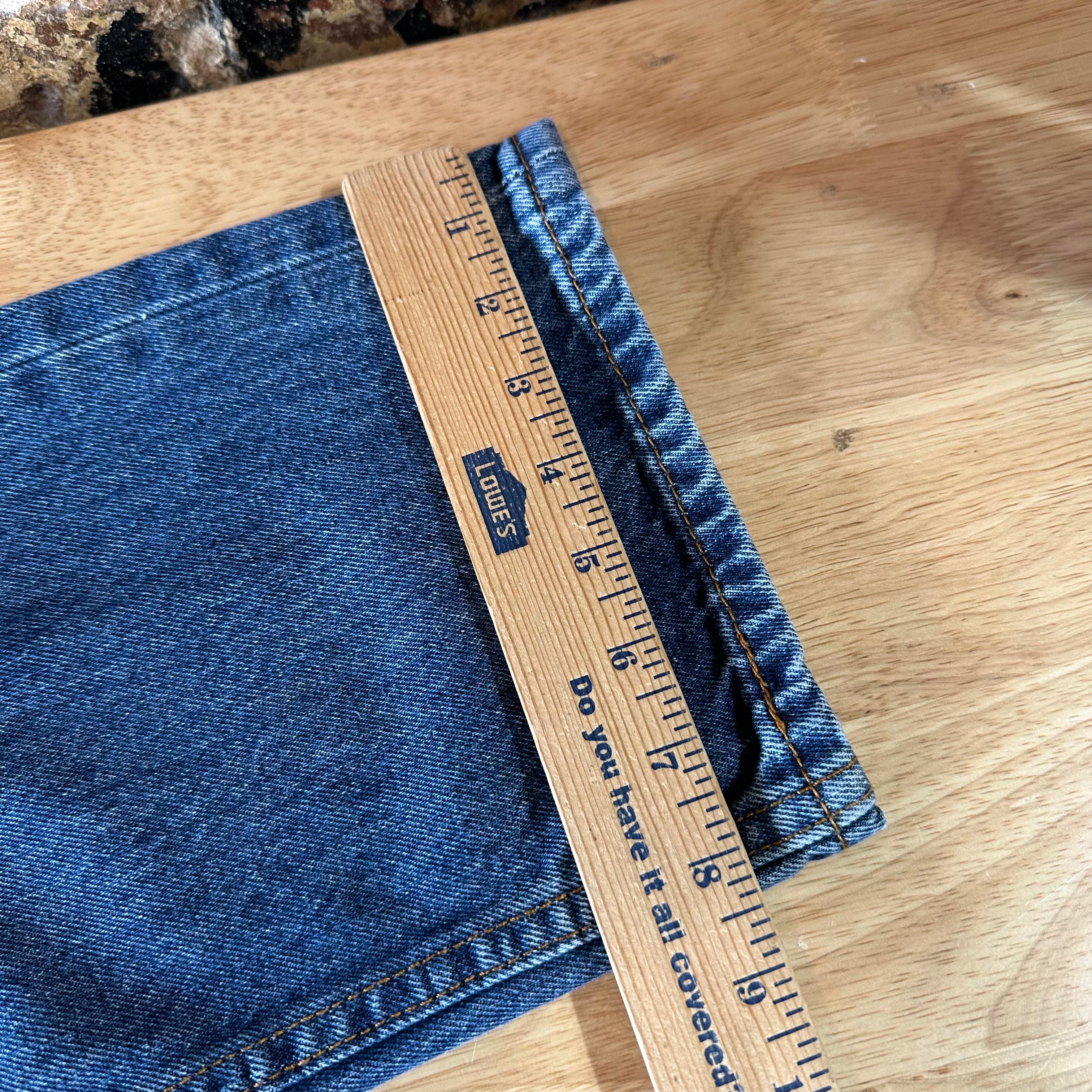Levi's 505 Mens 36x32 Blue Jeans