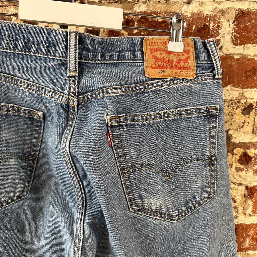 Levi's 505 Mens 33x30 Blue Jeans