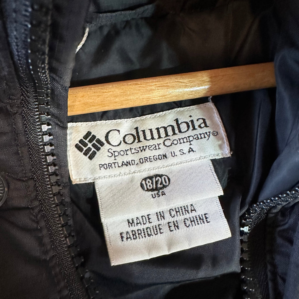 Columbia Boys XL 18/20 Black Puffer Jacket