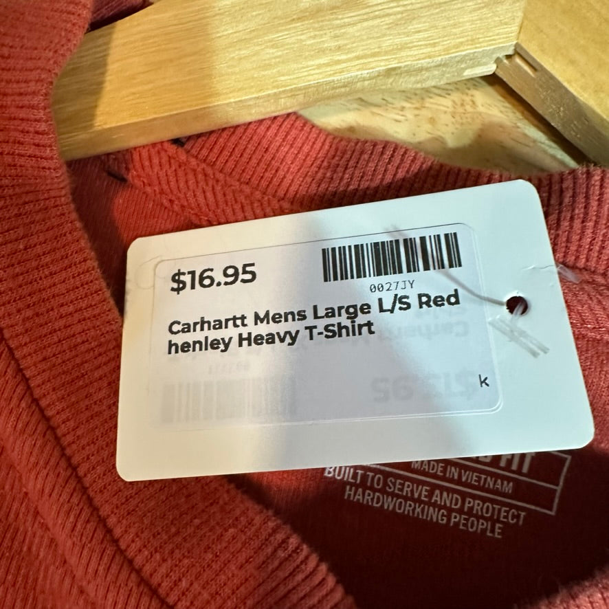 Carhartt Mens Large Tall L/S T-Shirt