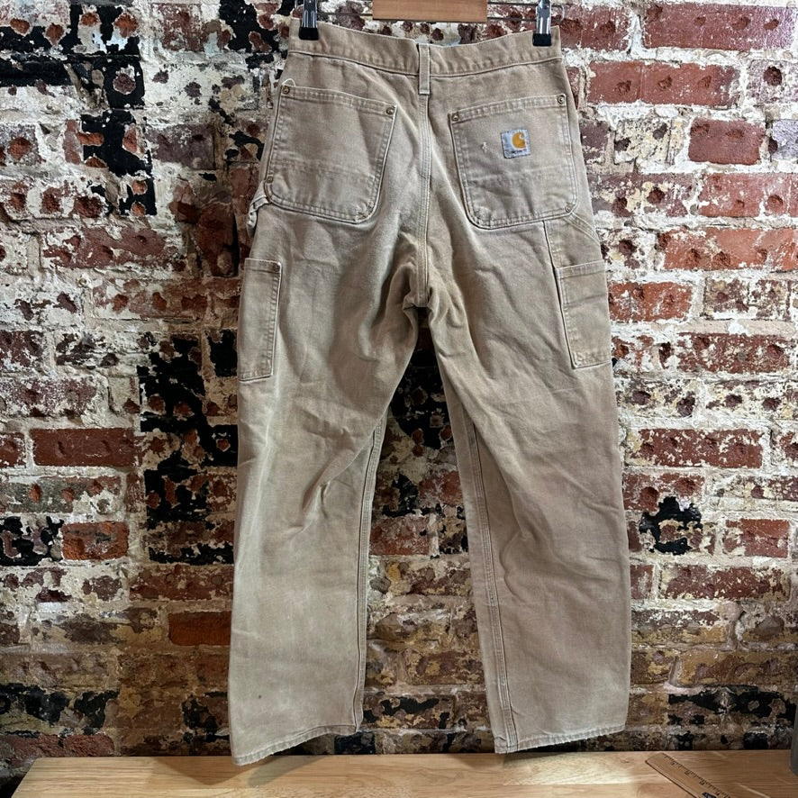 Carhartt B01 BRN Mens 28x30 Double Knee Pants